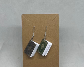 Book Earrings
