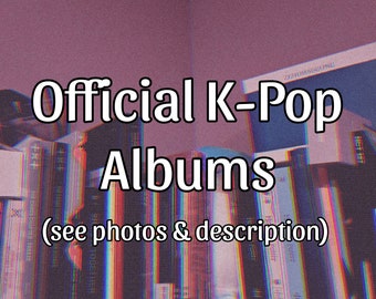 Official K-Pop Albums (Inclusions may vary - see description)