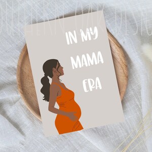 Expecting Mama Card/ baby shower card / mama card / baby card / baby boy card/ Digital Download