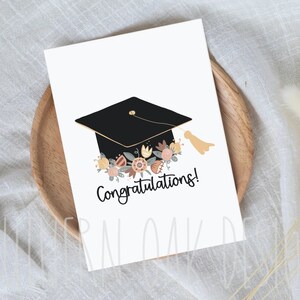 Graduation Card / Grad Card / Congratulations Card / Congrats card / Digital download / Printable Card / Senior Card