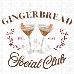 Christmas Gingerbread PNG / Digital Download / Gingerbread PNG / Christmas Download / Holiday PNG