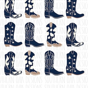 Botas de Cowboy PNG / Design de botas de cowboy / Design de botas / Design ocidental / Cowboy
