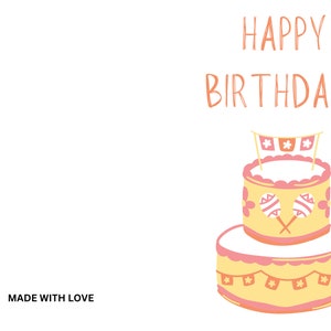 Happy Birthday Card - Digital Download