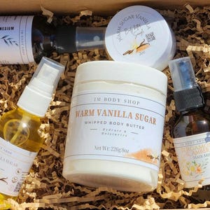 Mothers Day gift for mom wife friend gift Skincare Gift Box for Her Black Owned Skincare Kit Complete Self-Care Gift Set Whipped Body Butter