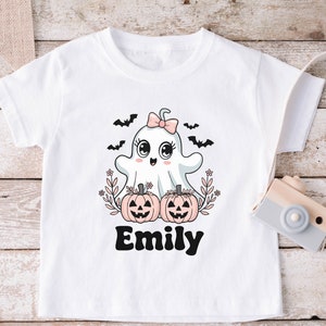 Kids Halloween Shirt, Custom Name Halloween Shirt for kid, Personalized Halloween Toddler Shirt, Girls Halloween Shirt, Halloween Squad.