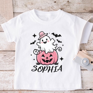 Kids Halloween Shirt, Custom Name Halloween Shirt for kid, Personalized Halloween Toddler Shirt, Girls Halloween Shirt, Halloween Squad.