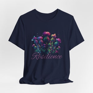 Schottische Distel, Widerstandsfähigkeit, Jersey Kurzarm-T-Shirt Bild 6