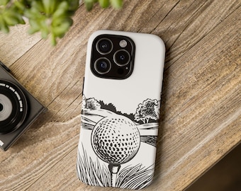 Golf Ball Tough Handyhülle: Sportdesign, strapazierfähige Abdeckung