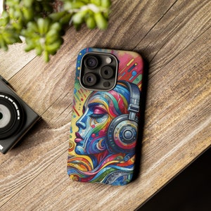 Art Style Tough iPhone Cases, iPhone 15, 14, 13, 11
