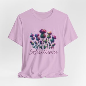 Schottische Distel, Widerstandsfähigkeit, Jersey Kurzarm-T-Shirt Bild 8