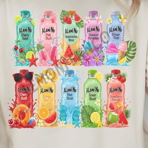 Alani PNG SVG,  Coquette Bow Summer Drink Png, Juice PNG, Energy Drink png, Coquette Bow png, Summer Vibes Png, Hot Summer Png, Alani nu png