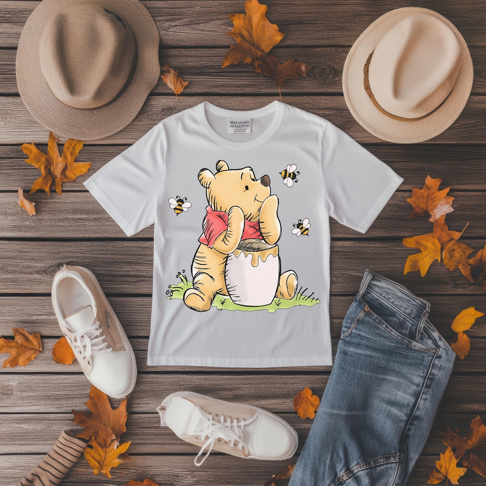 Modern Pooh Graphics Vintage Winnie the Pooh Graphics: PNG SVG EPS Files (digital Download ...