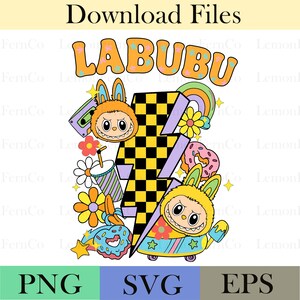 Coquette Bow Doll PNG: Cartoon Character Design (Digital Download, 4000x4000 px)