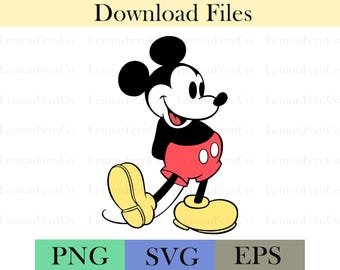Retro Mouse Family Vacation Design: SVG, PNG, EPS Files