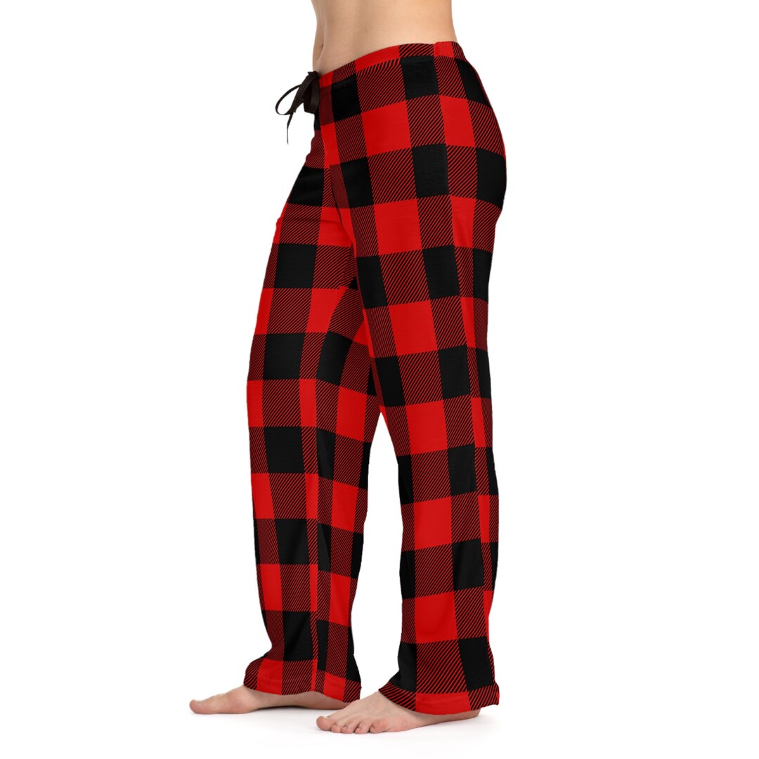 RED PLAID LOUNGE PANTS
