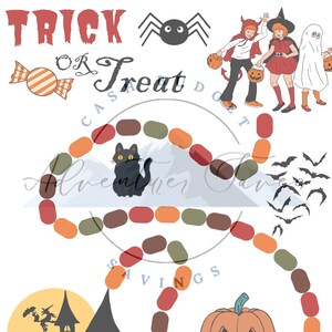Trick or Treat Halloween Savings Board Game