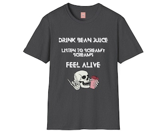 Camiseta Bebe Jugo de Frijoles Escucha Gritos Gritadores / Música Metalcore