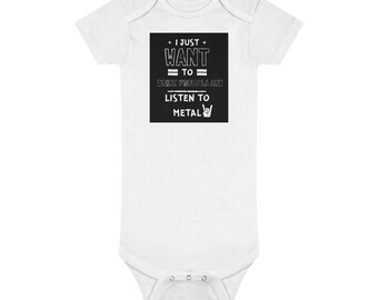 Body de manga corta para bebé® - Fórmula y metal