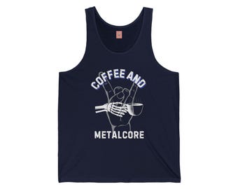 Camiseta unisex de tirantes - Café Metalcore