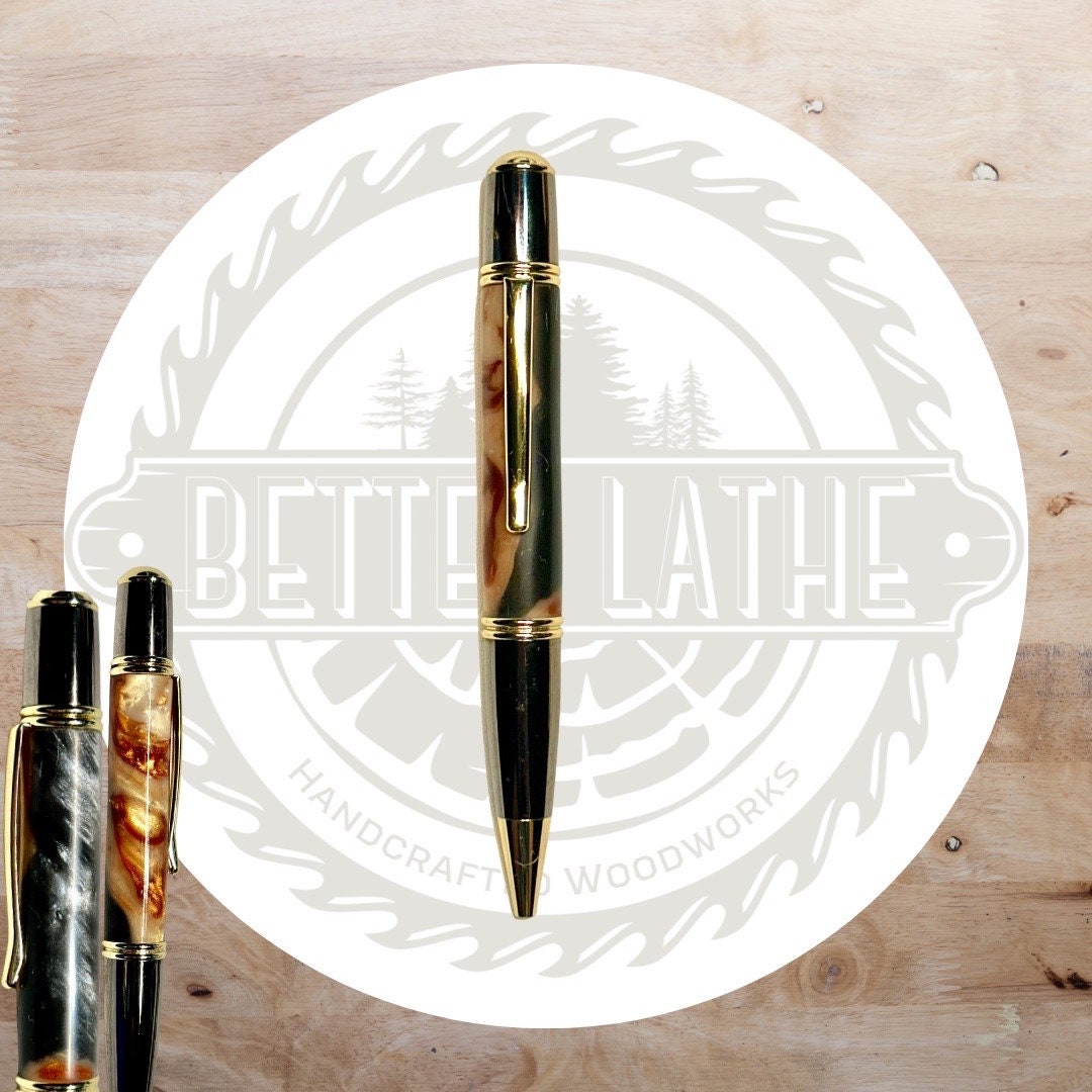 Acrylic Gatsby Grande Twist Pen Etsy