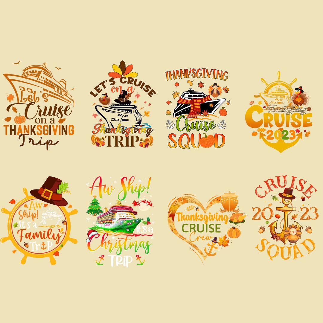 8 PNG File Digital Thanksgiving Cruise 2023 , Thanksgiving Cruise, Thanksgiving Cruise Trip