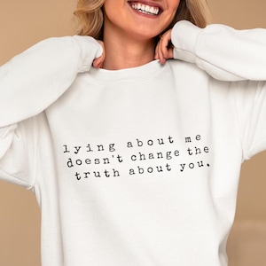 Sweat-shirt citation confiante, chemise humour adulte attitude impertinente, cadeau sarcastique, chemise tendance drôle, pull Smartass meme déséquilibré