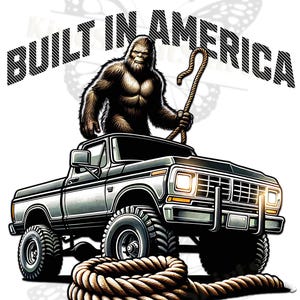 Sasquatch Bigfoot PNG Instant Digital Download - Bigfoot Cryptid PNG - Sasquatch America Png - Crafty DIY Yeti Funny Big Foot Witty Joke Png