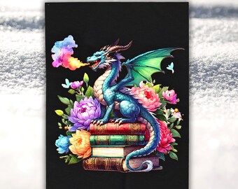 Coperta a forma di drago Castlecore - Coperta a forma di drago libresco Fairycore - Coperta per amanti dei libri - Drago decorativo mistico medievale fantasy Renfaire