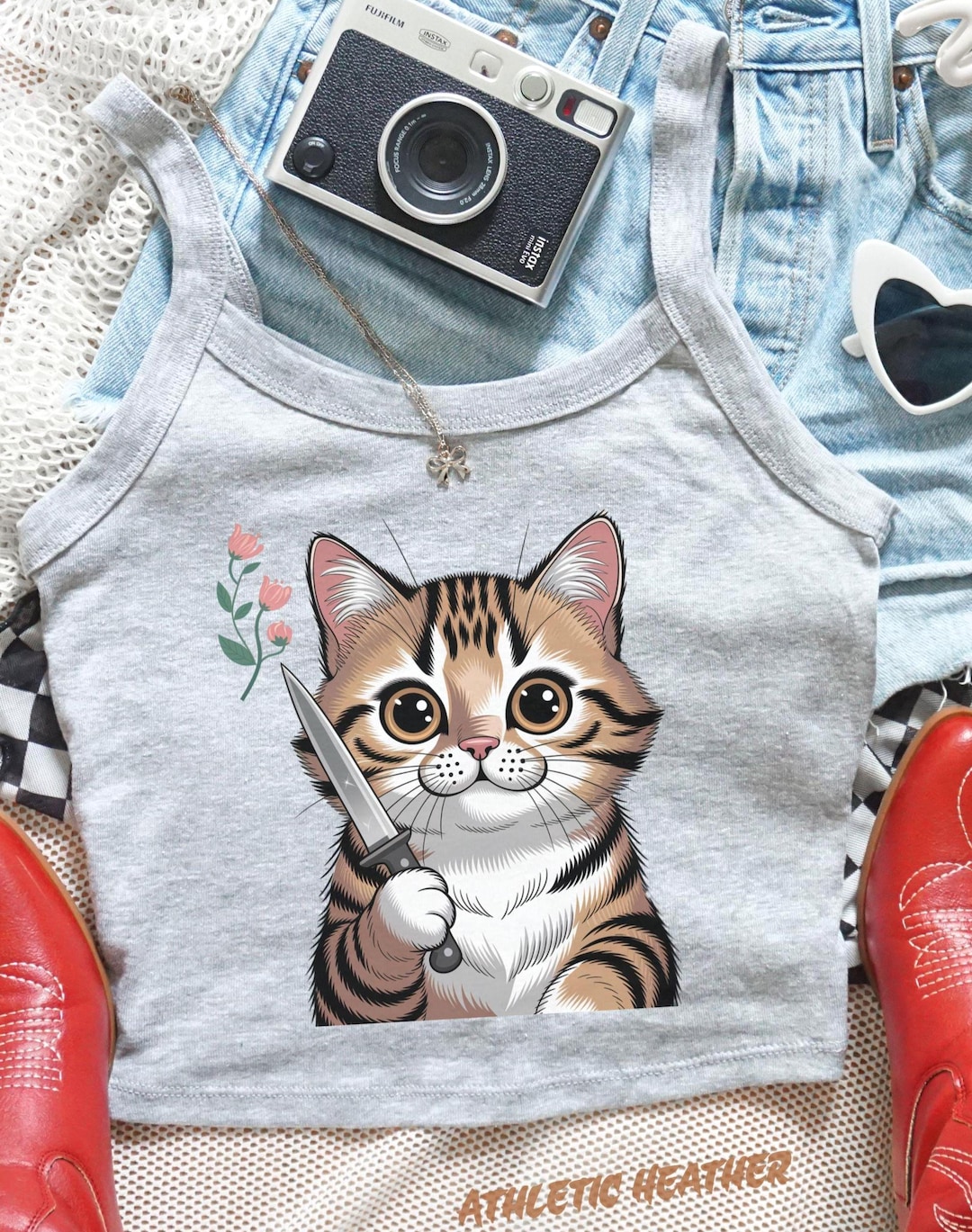 melt the lady　kitty tops melt the lady lily tattoo tops トップス 【公式通販】