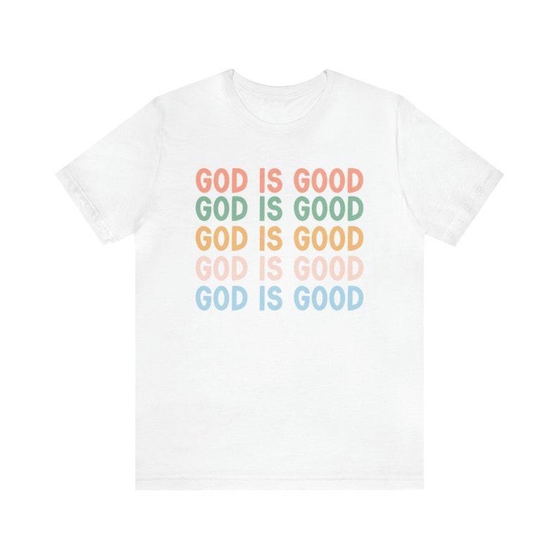 God Is Good Shirt, Faith Based Clothing, Boho Christian Shirts, Worship Shirt, Bible Study Gift, Chosen Shirt, Pray Shirt, Christian Merch White