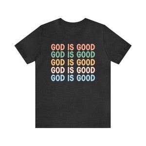 God Is Good Shirt, Faith Based Clothing, Boho Christian Shirts, Worship Shirt, Bible Study Gift, Chosen Shirt, Pray Shirt, Christian Merch Bild 6