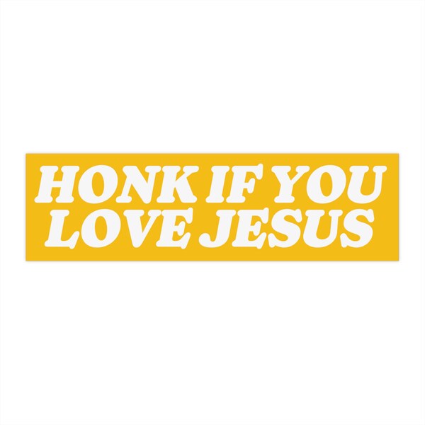 Christian Bumper Stickers Funny Etsy