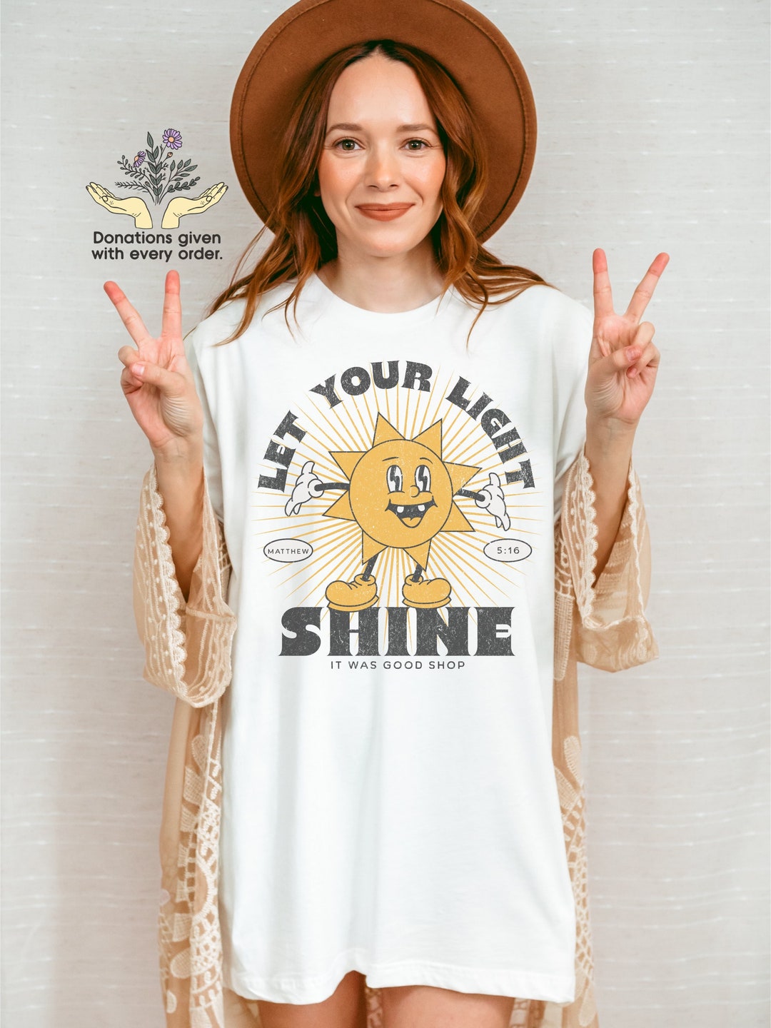 Let Your Light Shine Shirt, Faith Based Shirt, Christian Shirt, Bible ...