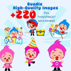 Plim Plim PNG Clipart, +220 Images, Circus Theme (Digital Download) imagen 6