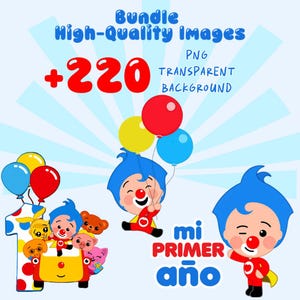Plim Plim PNG Clipart, +220 Images, Circus Theme (Digital Download) imagen 5