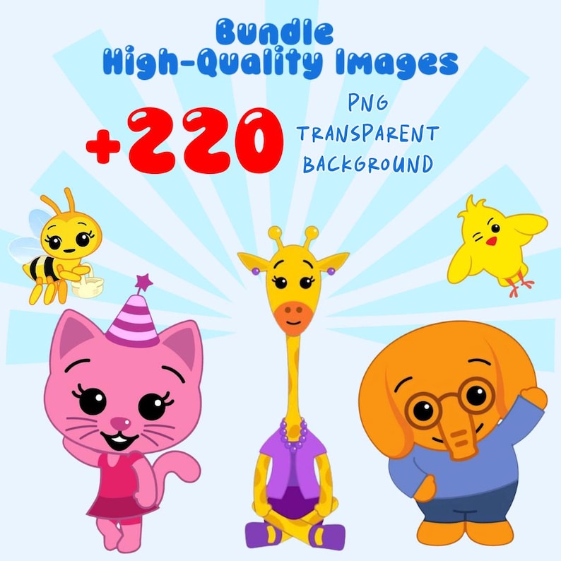 Plim Plim PNG Clipart, +220 Images, Circus Theme (Digital Download) imagen 3