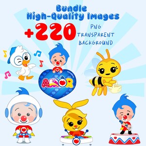 Plim Plim PNG Clipart, +220 Images, Circus Theme (Digital Download) imagen 9
