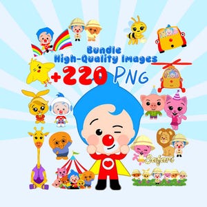 Plim Plim PNG Clipart, +220 imagens, tema circense (download digital)