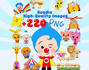 Plim Plim PNG Clipart, +220 Images, Circus Theme (Digital Download)