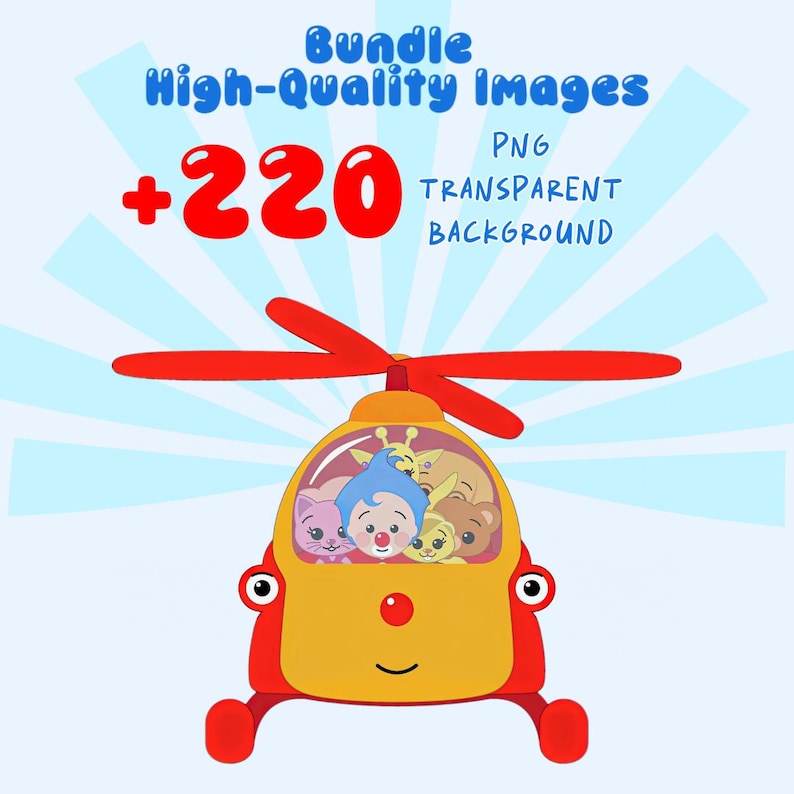 Plim Plim PNG Clipart, +220 Images, Circus Theme (Digital Download) imagen 2