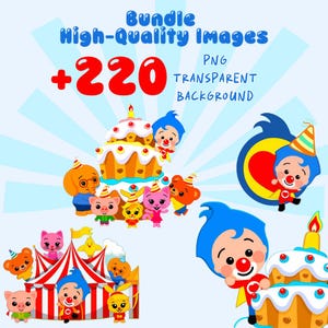 Plim Plim PNG Clipart, +220 Images, Circus Theme (Digital Download) imagen 8