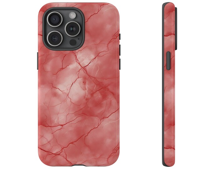 Colorful Marble iPhone Case for iPhone 15 Pro Max, 15 Pro, 15 Plus, 14, 14 Pro, 14 Plus, 14 Pro Max, 13, Stone Inspired Cover, Marble Lovers