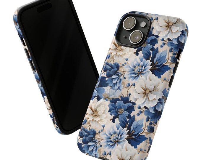 Trendy iPhone Case featuring Floral Design for iPhone 15, 14, 13, Mini, Pro, Pro Max, Plus, Floral Phone For Mom, Floral Pattern iphone Case