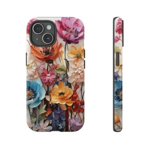 Trendy iPhone Case featuring Floral Design for iPhone 15, 14, 13, Mini, Pro, Pro Max, Plus, Floral Phone For Mom, Floral Pattern iphone Case