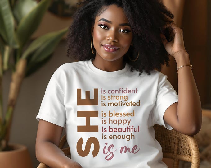 Black Women T-Shirt, She Is Me Sweatshirt, Black Girl Sweatshirt, Inspirational Sweatshirt, Black History, Black Woman Hoodie, BLM Shirt