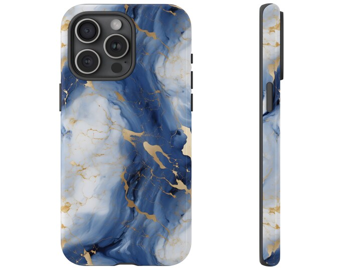 Colorful Marble iPhone Case for iPhone 15 Pro Max, 15 Pro, 15 Plus, 14, 14 Pro, 14 Plus, 14 Pro Max, 13, Stone Inspired Cover, Marble Lovers
