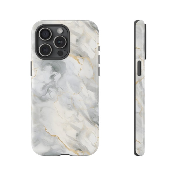 Kleurrijke marmeren iPhone-hoesje voor iPhone 15 Pro Max, 15 Pro, 15 Plus, 14, 14 Pro, 14 Plus, 14 Pro Max, 13, Stone Inspired Cover, Marble Lovers