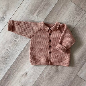 Baby Cardigan - Gingerbread