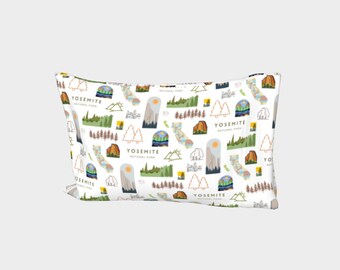 Yosemite National Park Pillowcase | Camping Pillowcase | National Park Collection