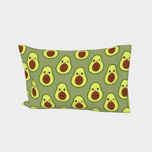 Avocado Themed Pillowcase, Funny Gift, Avocado Lovers Gift